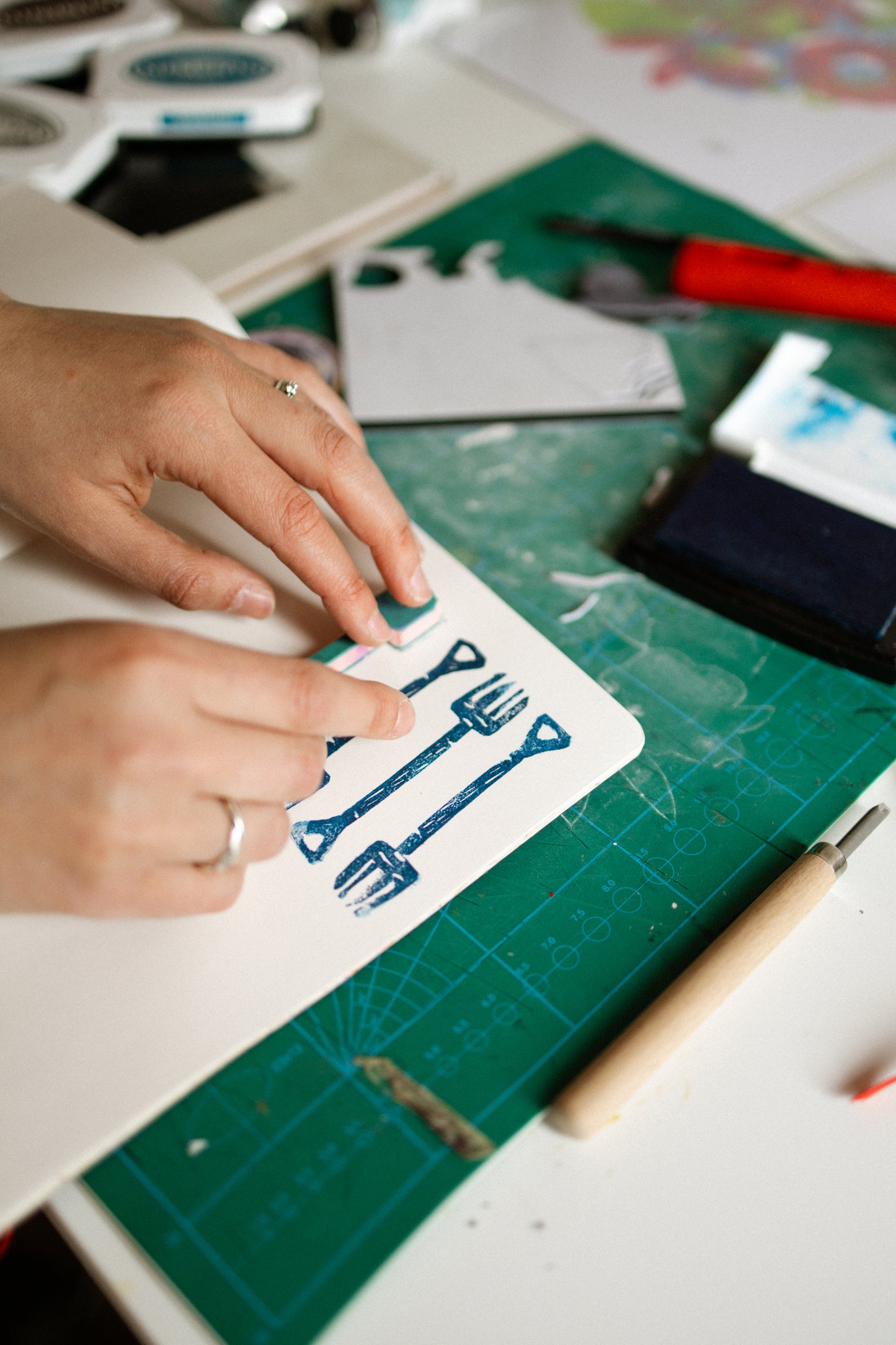 Mama Makes October | Printmaking