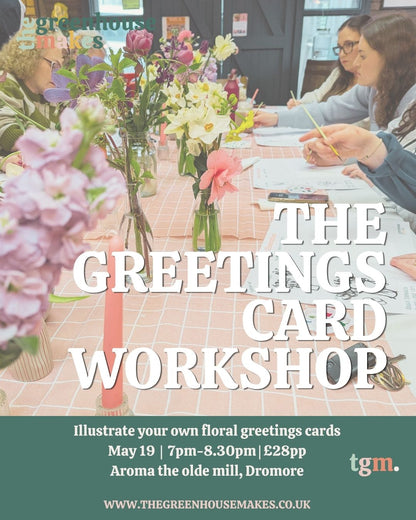 The Greetings Card Workshop | Tuesday 19 May 7-8.30pm