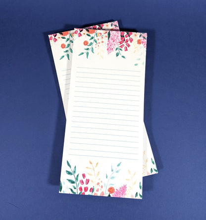 Magnetic List Notepad | Summer | Stationery | Floral Tear Off Notes