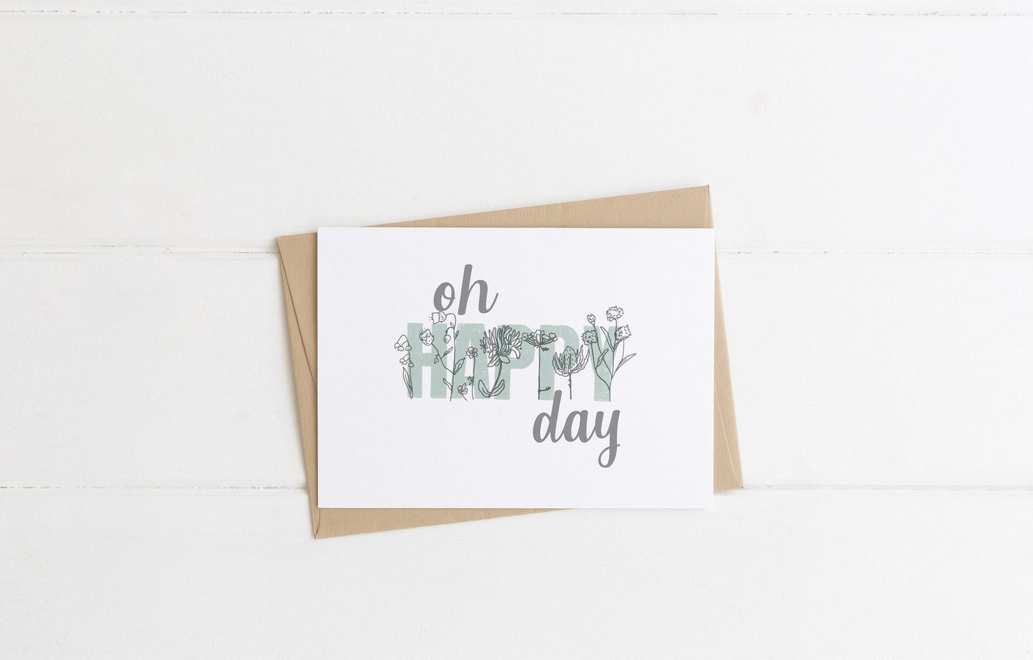 Oh Happy Day | Christian Greetings | A6 Card