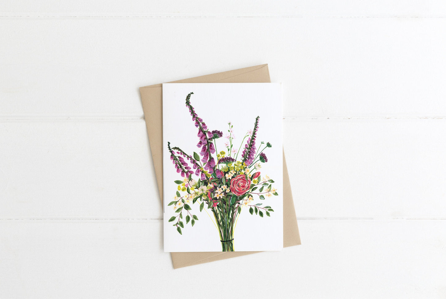 Set of three Notecards | Floral Notecard set | A6 blank Notecards | Flower Greeting Cards | Folded Note Cards Set