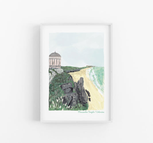 Mussenden Temple | Coleraine | Northern Ireland | Digital A4 Print