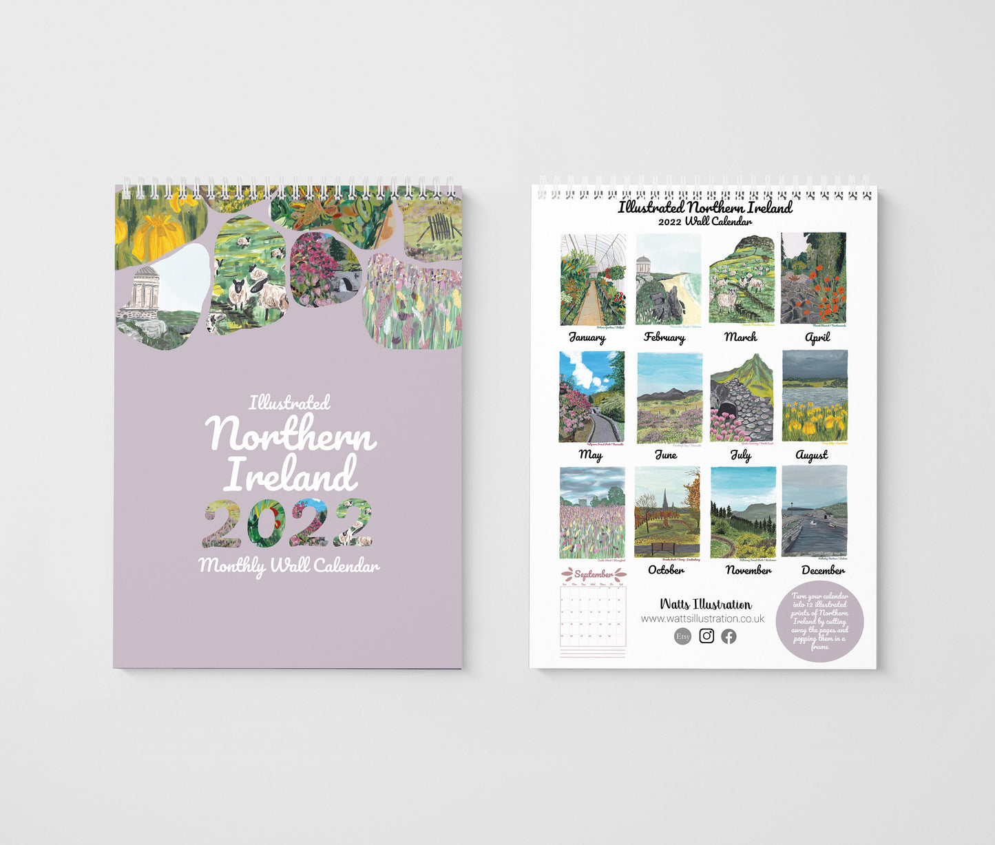 Northern Ireland Stationery Gift Set Bundle | Notepad | Magnetic To Do list | Christmas Gift