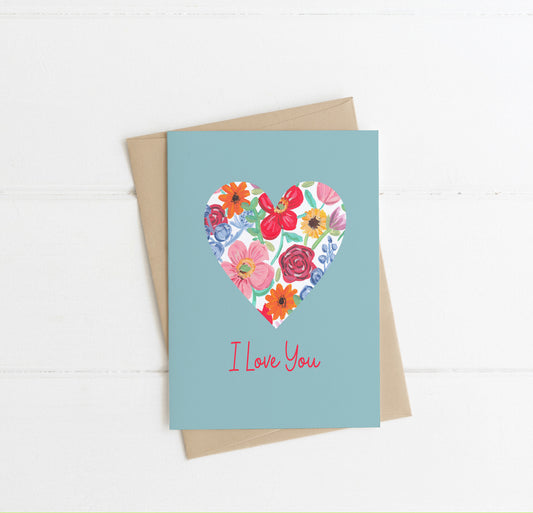 I love you | A6 Card